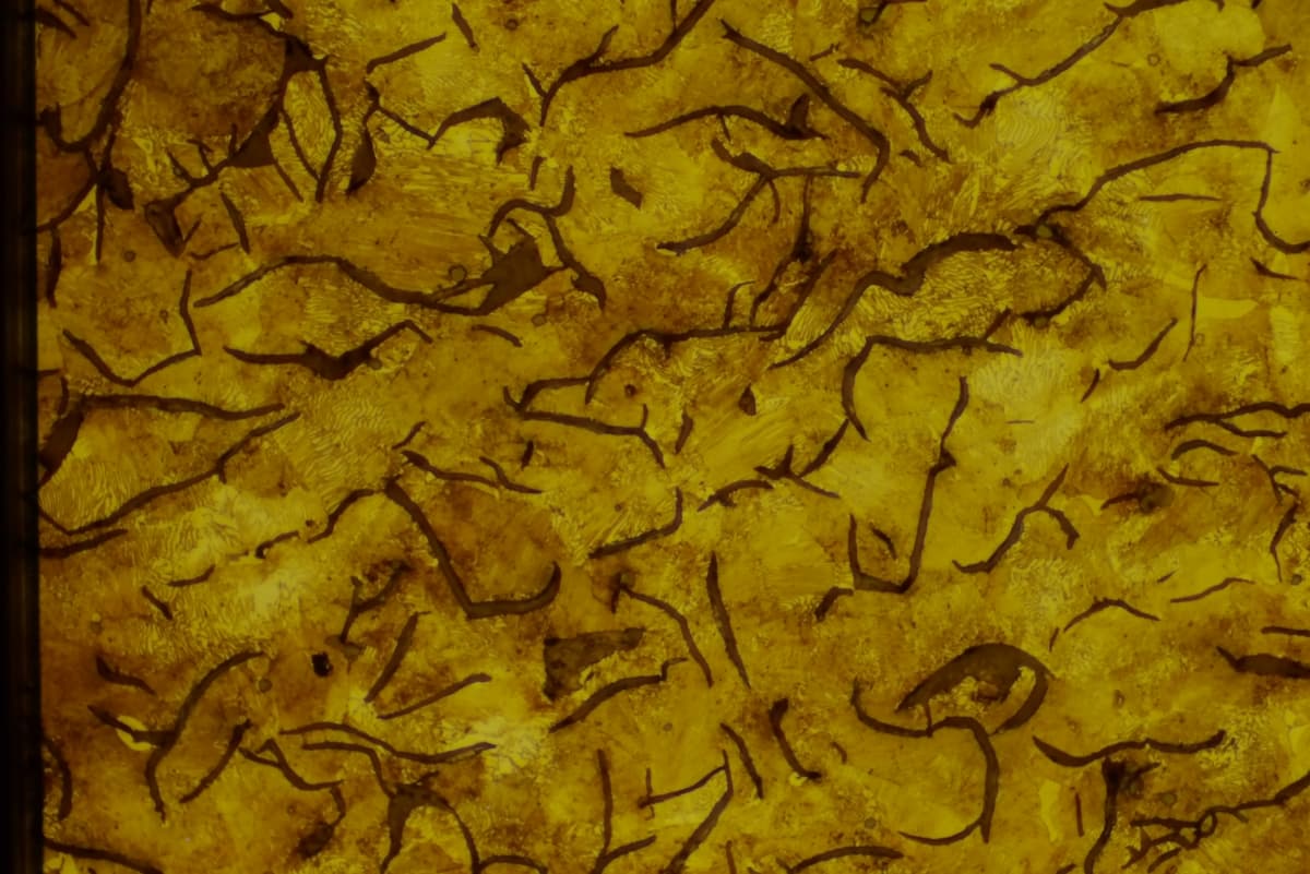 Gray iron microstructure - the type of material ancient metalworkers worked with