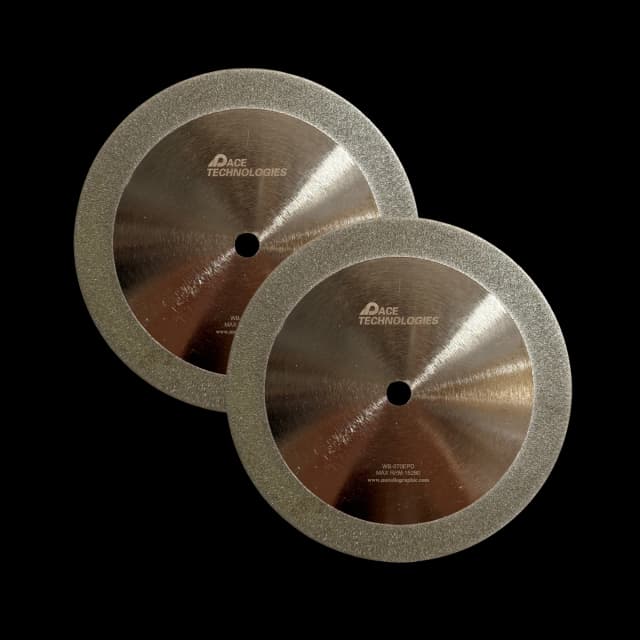 Electroplated diamond blades for precision cutting