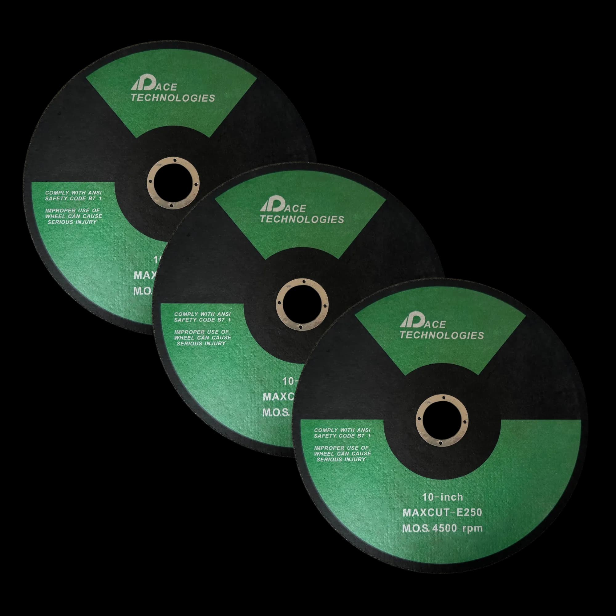 MAX-E abrasive cut-off blades for aluminum sectioning